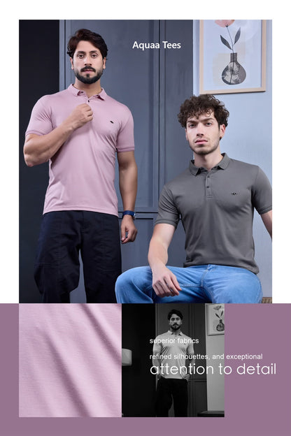 Lot 288 Stand Neck Aquaa Tees Tencil Lycra Mens Tshirts Exporter