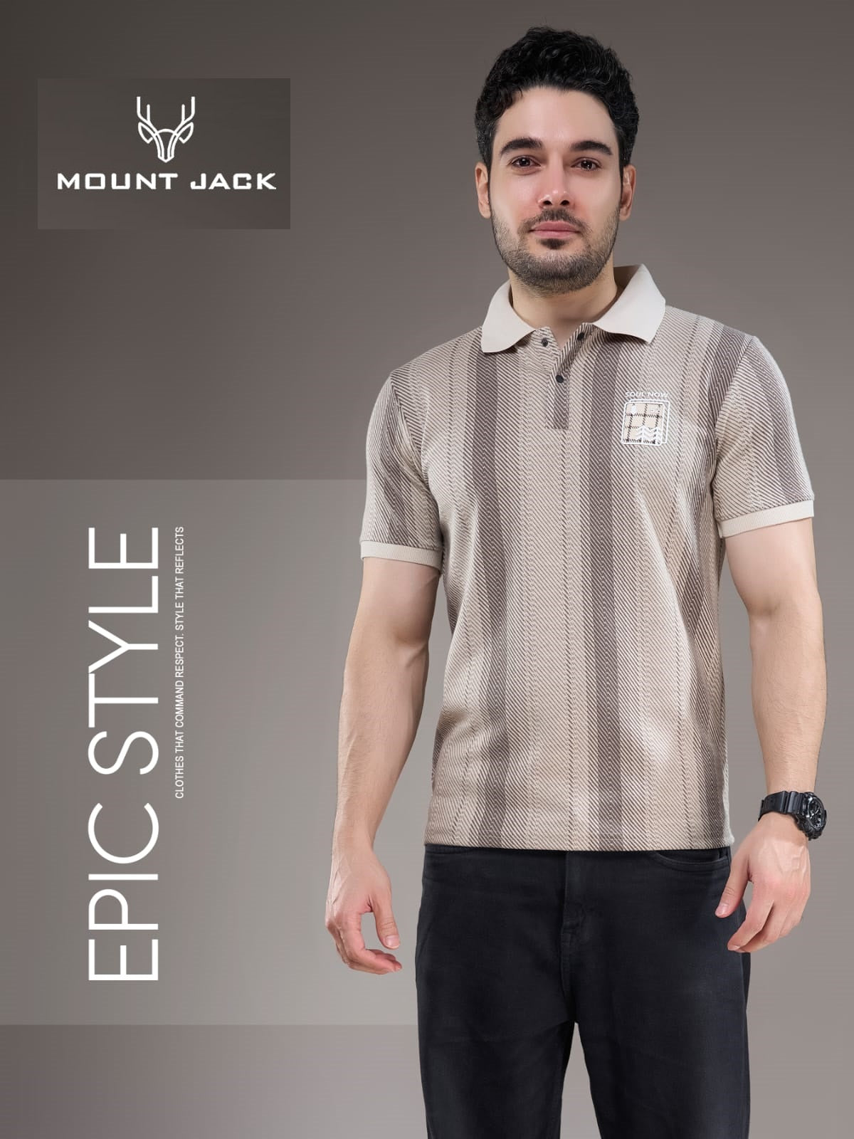 Lot 476-481 Collar Style Mount Jack Interlock Mens Tshirts Manufacturer Ahmedabad