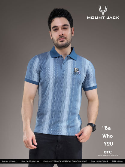 Lot 476-481 Collar Style Mount Jack Interlock Mens Tshirts Manufacturer Ahmedabad
