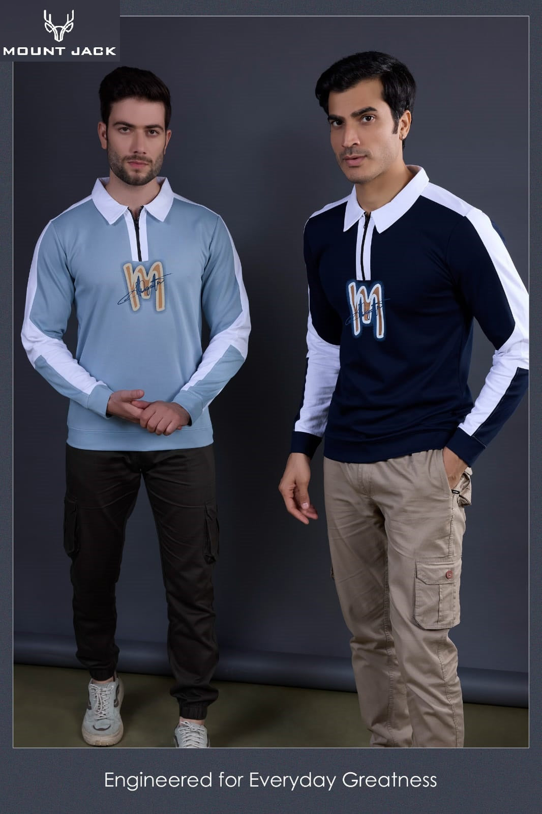 Lot 599-606 Mount Jack Canvas Interlock Mens Tshirts Manufacturer Ahmedabad