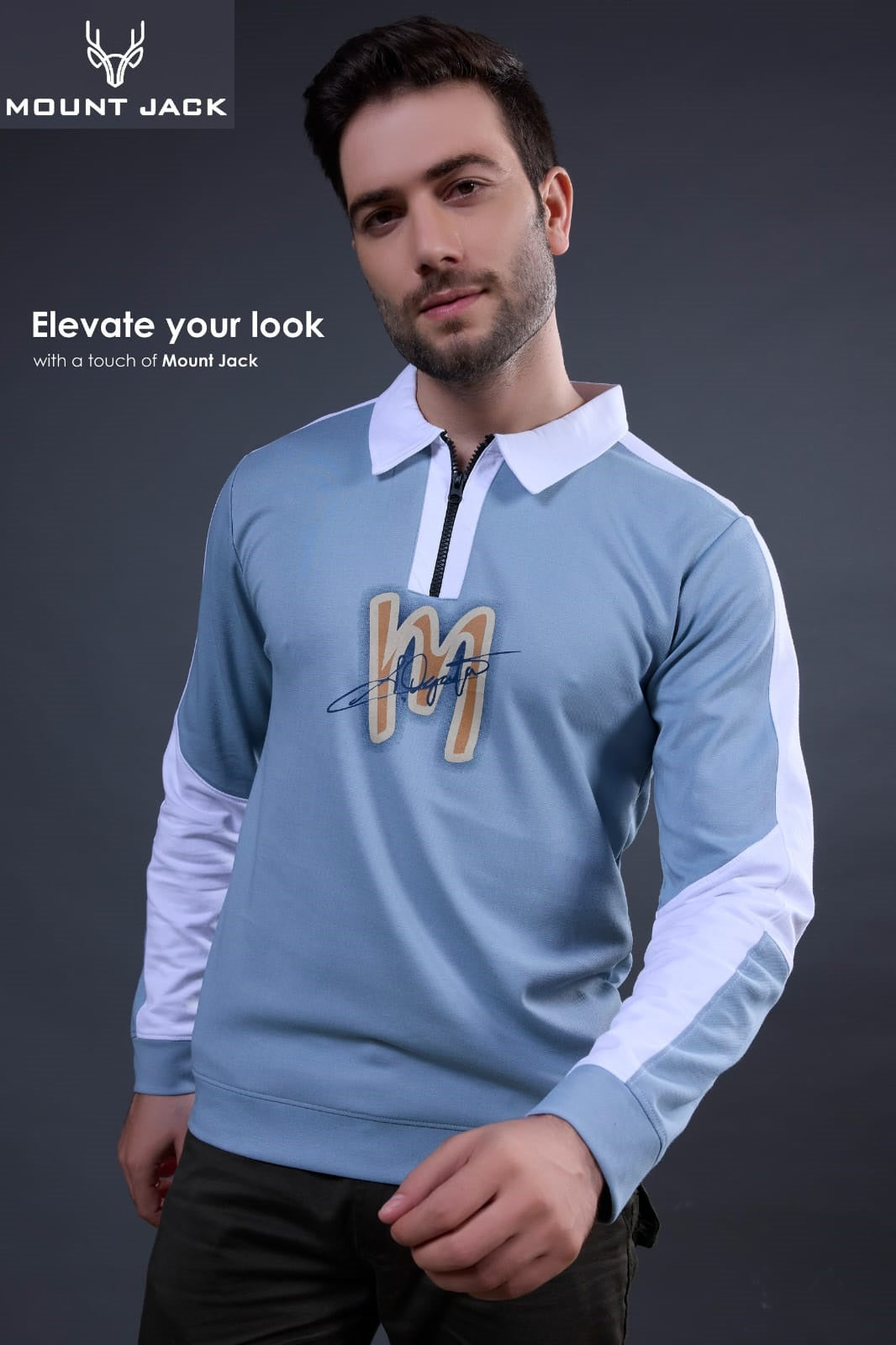 Lot 599-606 Mount Jack Canvas Interlock Mens Tshirts Manufacturer Ahmedabad