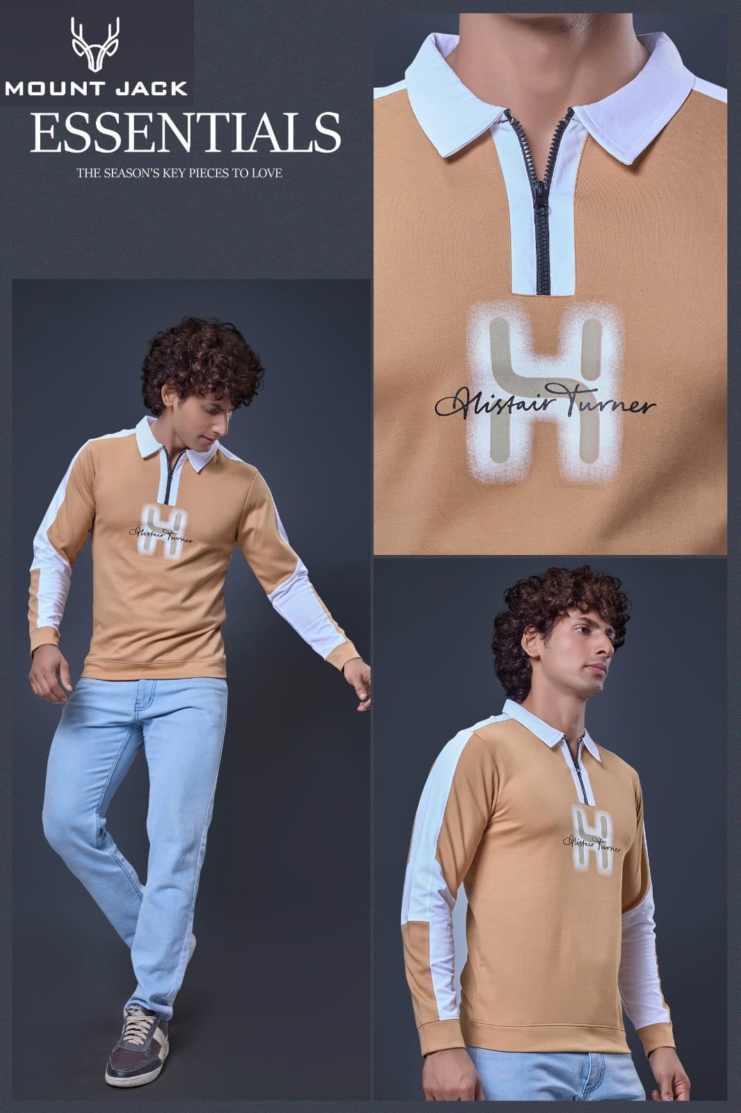 Lot 599-606 Mount Jack Canvas Interlock Mens Tshirts Manufacturer Ahmedabad