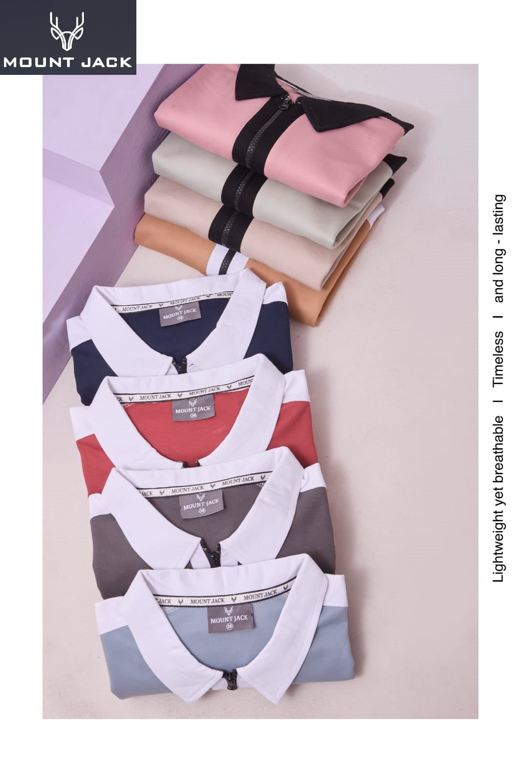 Lot 599-606 Mount Jack Canvas Interlock Mens Tshirts Manufacturer Ahmedabad