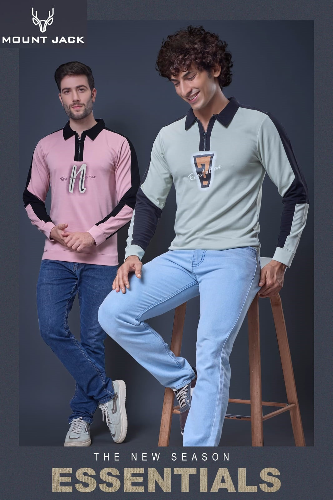 Lot 599-606 Mount Jack Canvas Interlock Mens Tshirts Manufacturer Ahmedabad