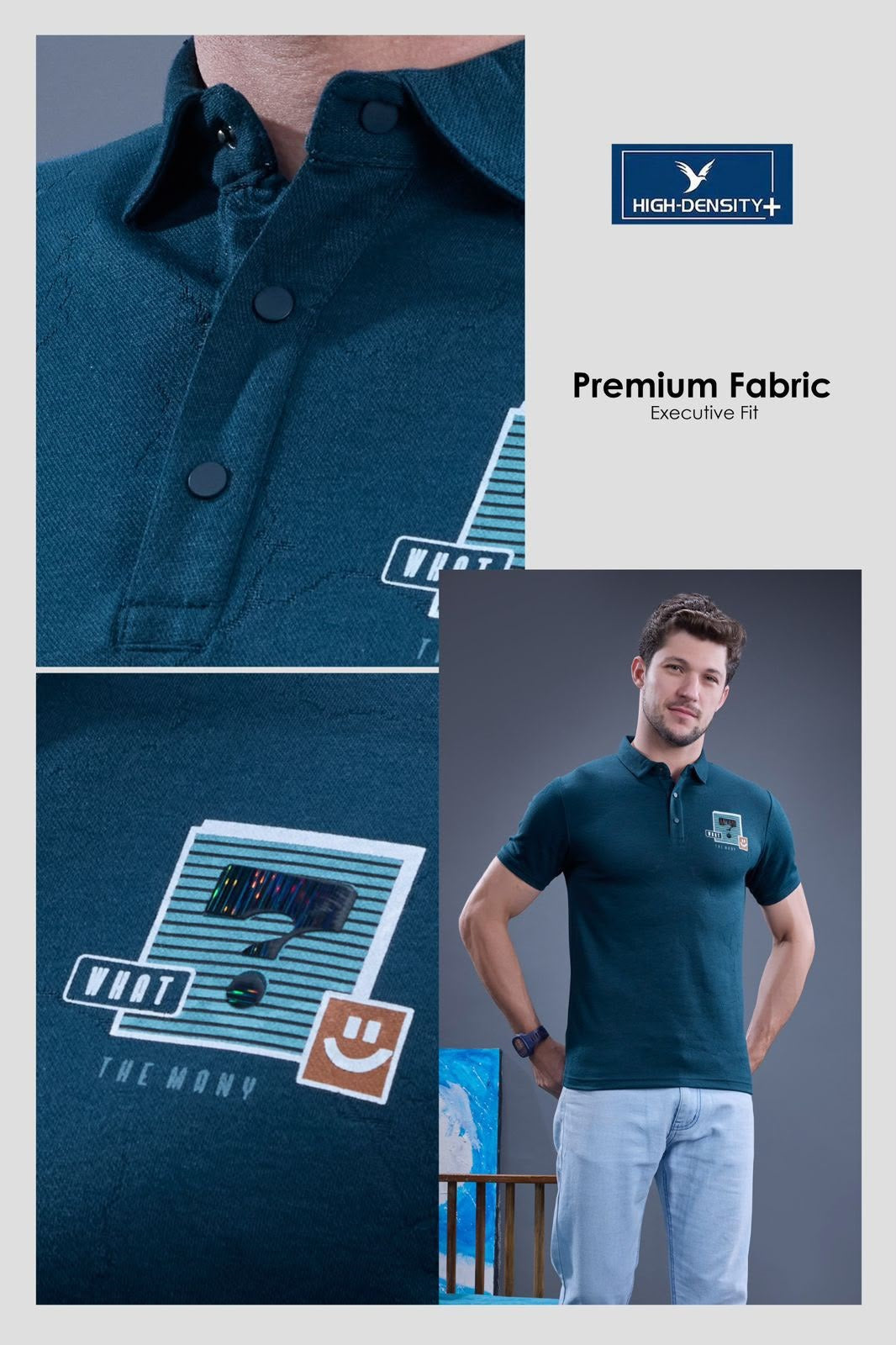 Lot 6688 To 6695 Collar Style High Density Jacquard Mens Tshirts Manufacturer India