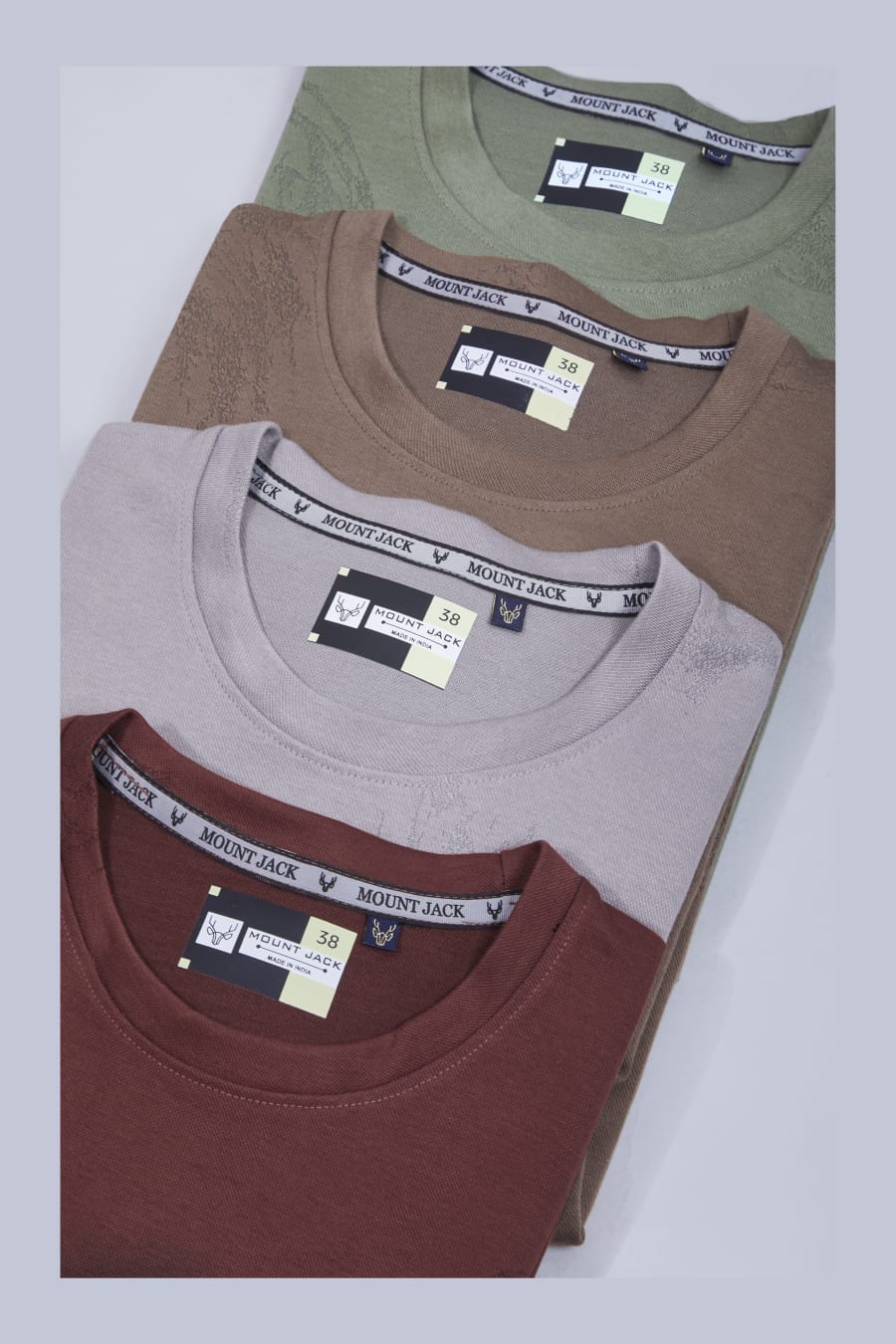 Lot 724-729 Burn Out Mount Jack Interlock Mens Tshirts Manufacturer Gujarat