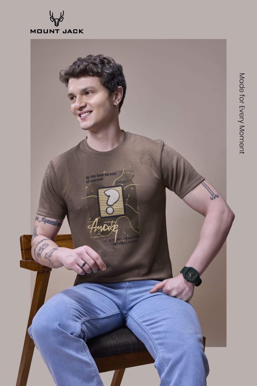 Lot 724-729 Burn Out Mount Jack Interlock Mens Tshirts Manufacturer Gujarat