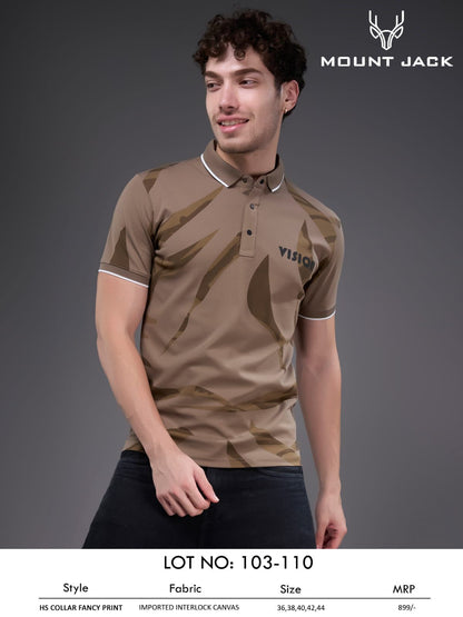 Lot No 103-110 Mount Jack Imported Mens Tshirts Wholesaler