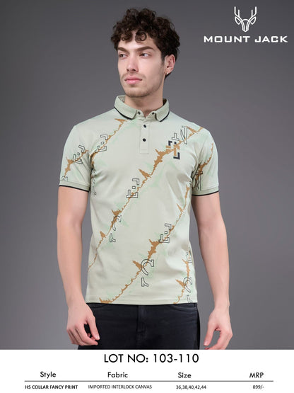 Lot No 103-110 Mount Jack Imported Mens Tshirts Wholesaler