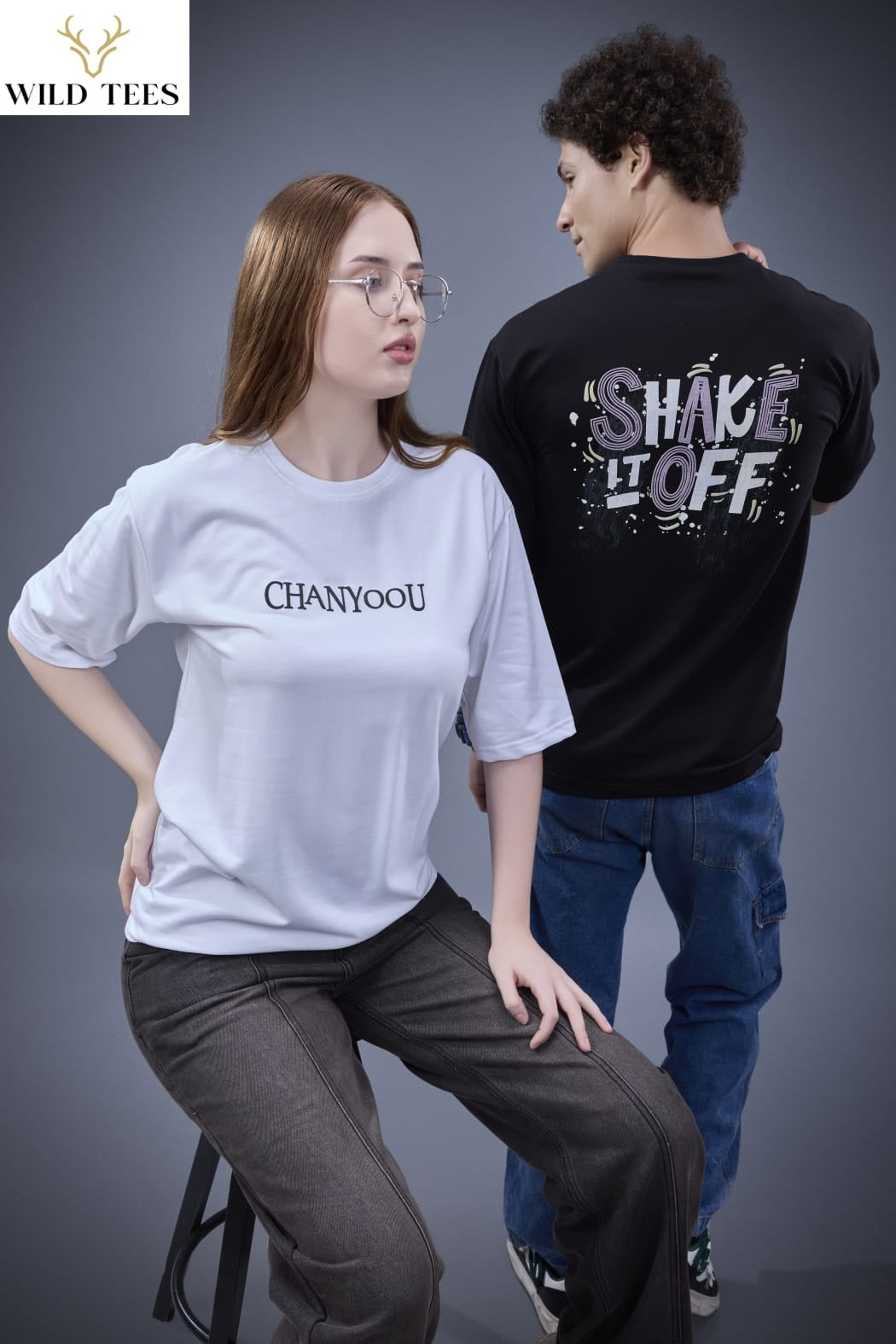 Lot No 1147 To 1148 Wild Tees Cotton Looper Unisex Tshirt Wholesaler Ahmedabad