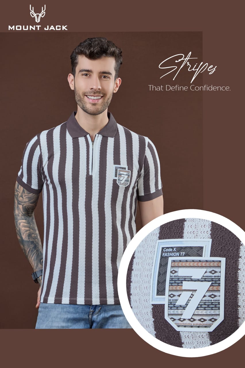 Lot No 1226 To 1231 Mount Jack Vertical Mens Tshirts Exporter