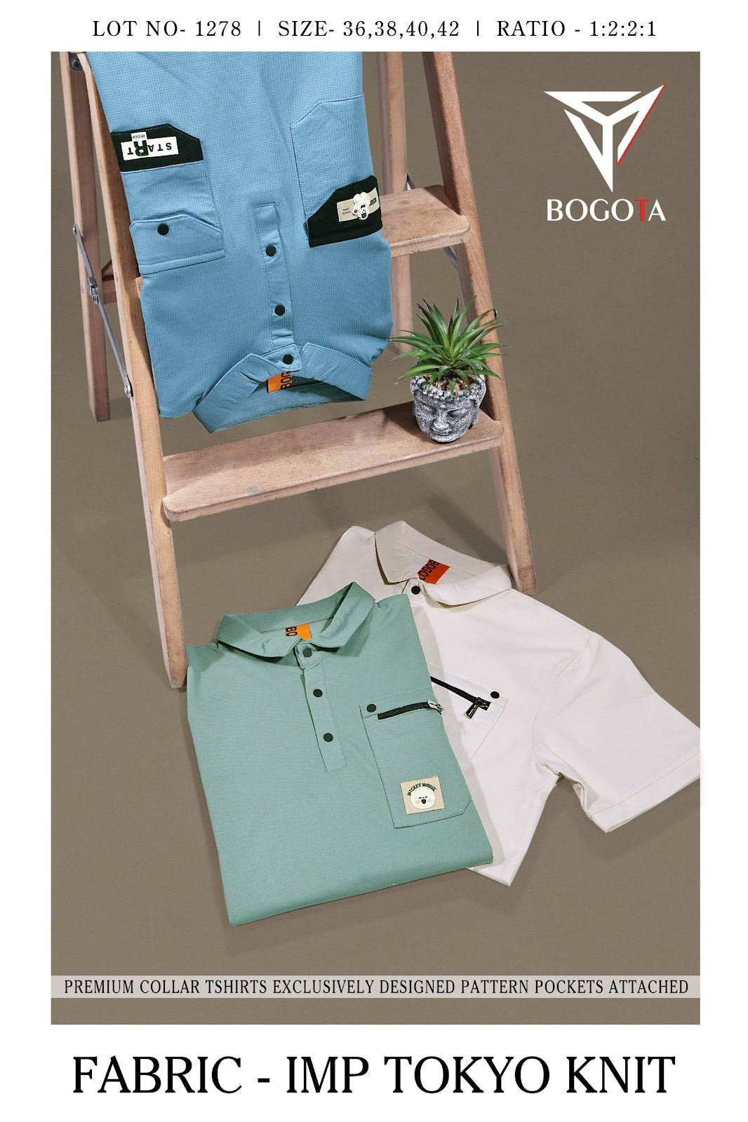 Lot No 1278 Bogota Imported Mens Tshirts Manufacturer Ahmedabad