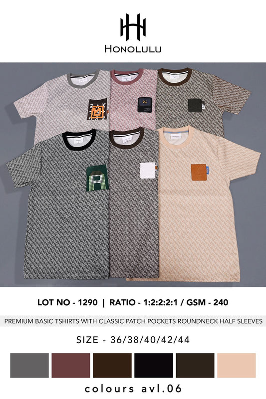 Lot No 1290 Honolulu Knit Mens Tshirts Supplier Gujarat