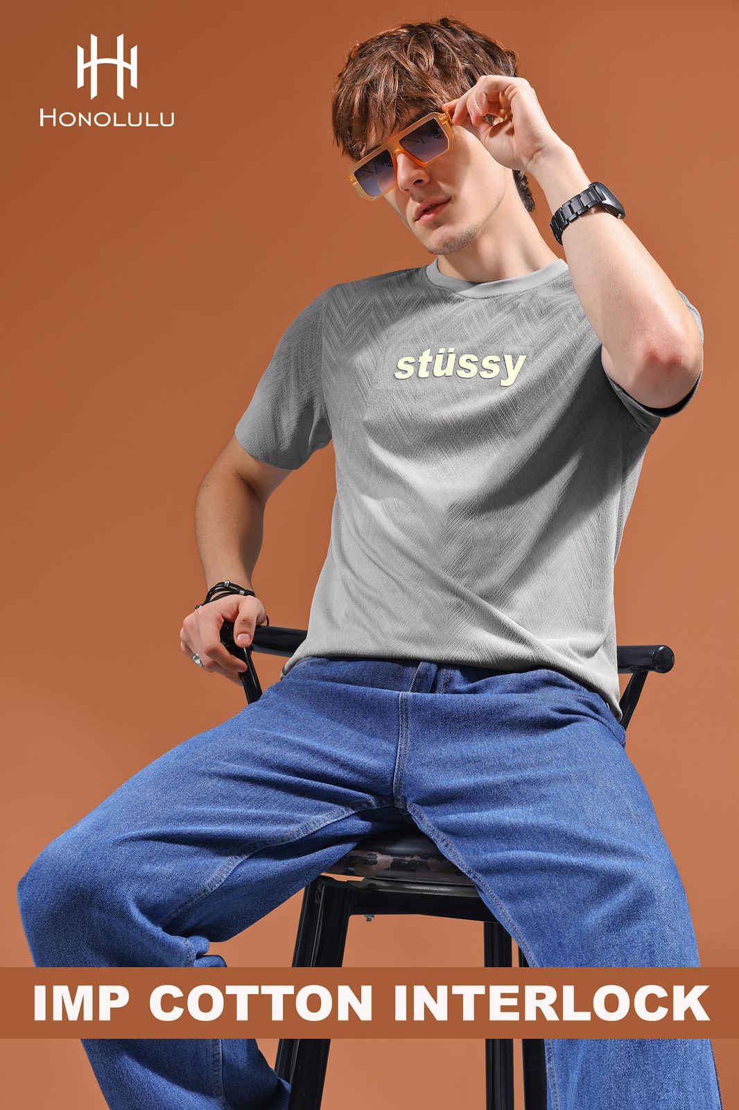 Lot No 1322 Honolulu Imported Mens Tshirts Exporter Gujarat