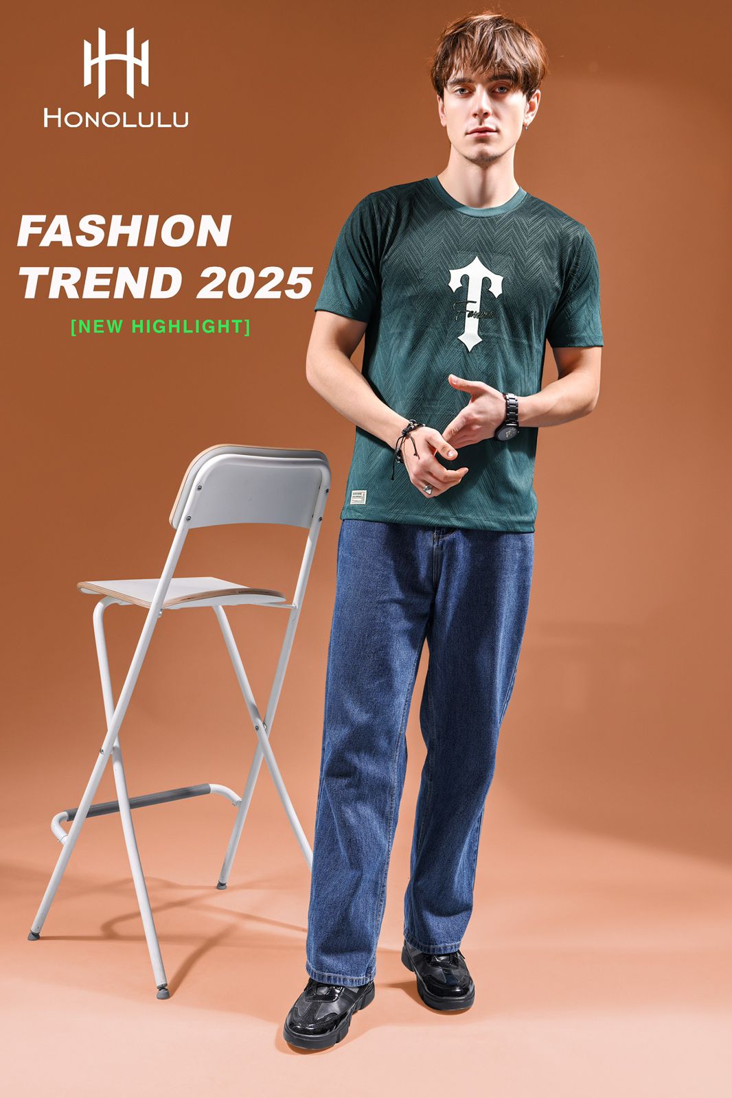 Lot No 1322 Honolulu Imported Mens Tshirts Exporter Gujarat