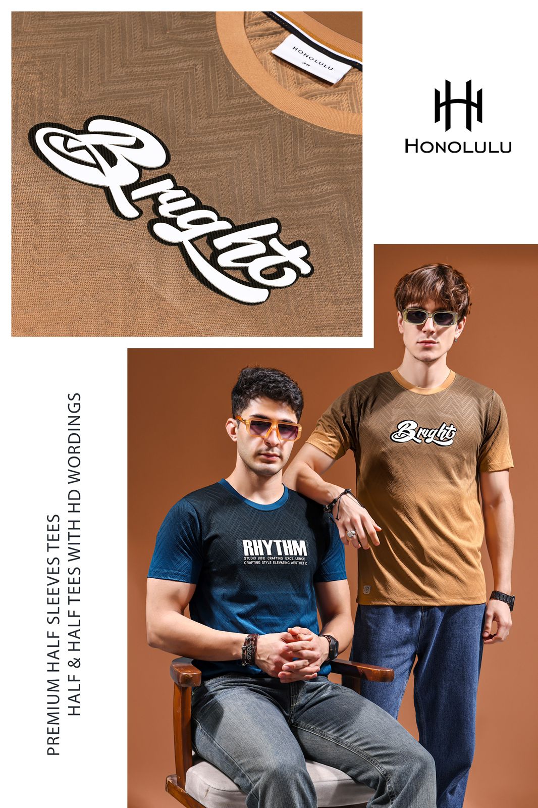Lot No 1322 Honolulu Imported Mens Tshirts Exporter Gujarat