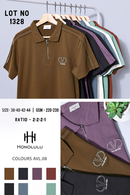 Lot No 1328 Honolulu Knit Mens Tshirts Exporter India