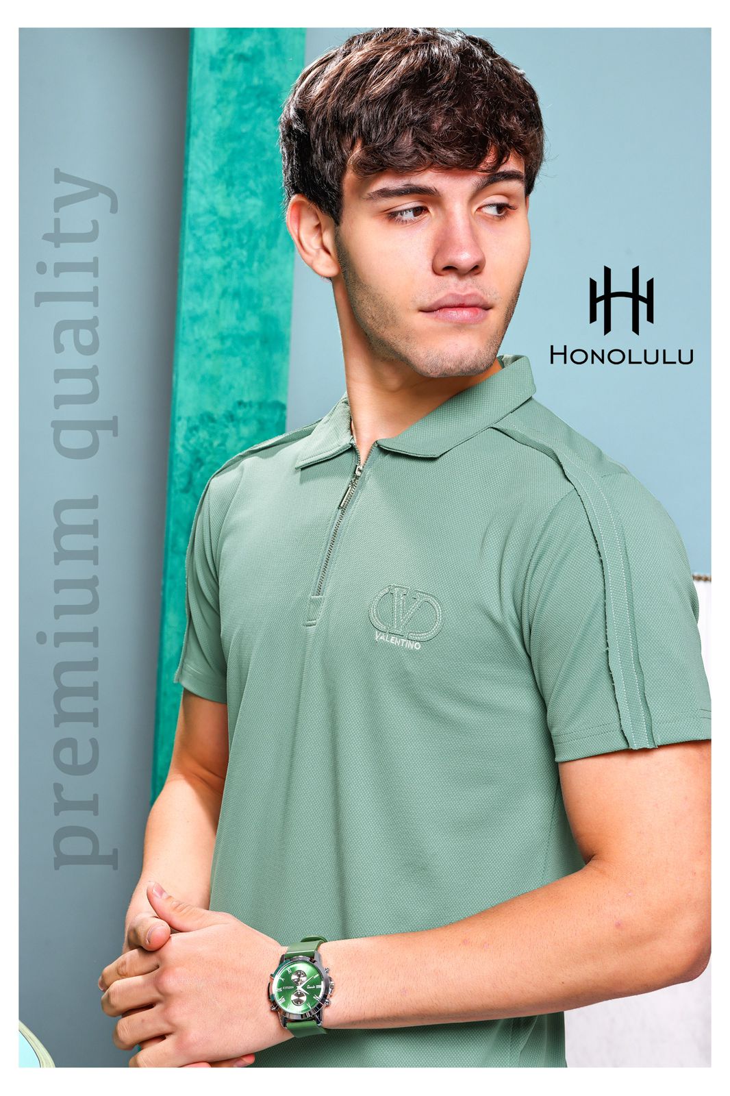 Lot No 1328 Honolulu Knit Mens Tshirts Exporter India