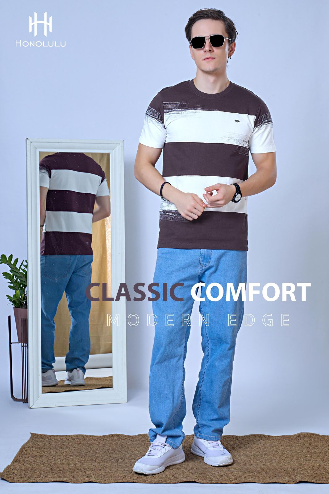 Lot No 1365 Honolulu Cotton Looper Mens Tshirts Manufacturer Gujarat