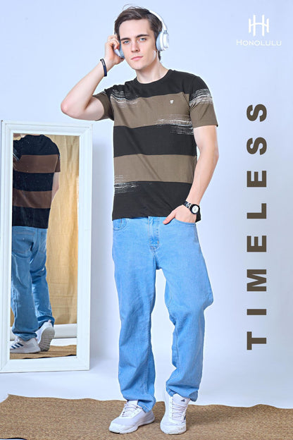 Lot No 1365 Honolulu Cotton Looper Mens Tshirts Manufacturer Gujarat