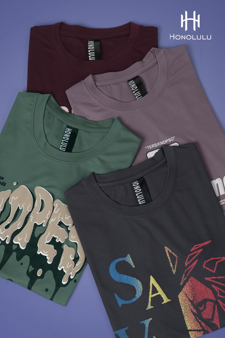 Lot No 1371 Honolulu Tencil Mens Tshirts Manufacturer Ahmedabad