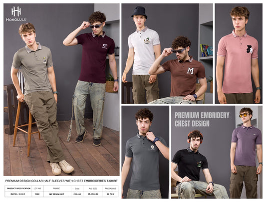 Lot No 1382 Honolulu Imported Mens Tshirts Wholesale Price