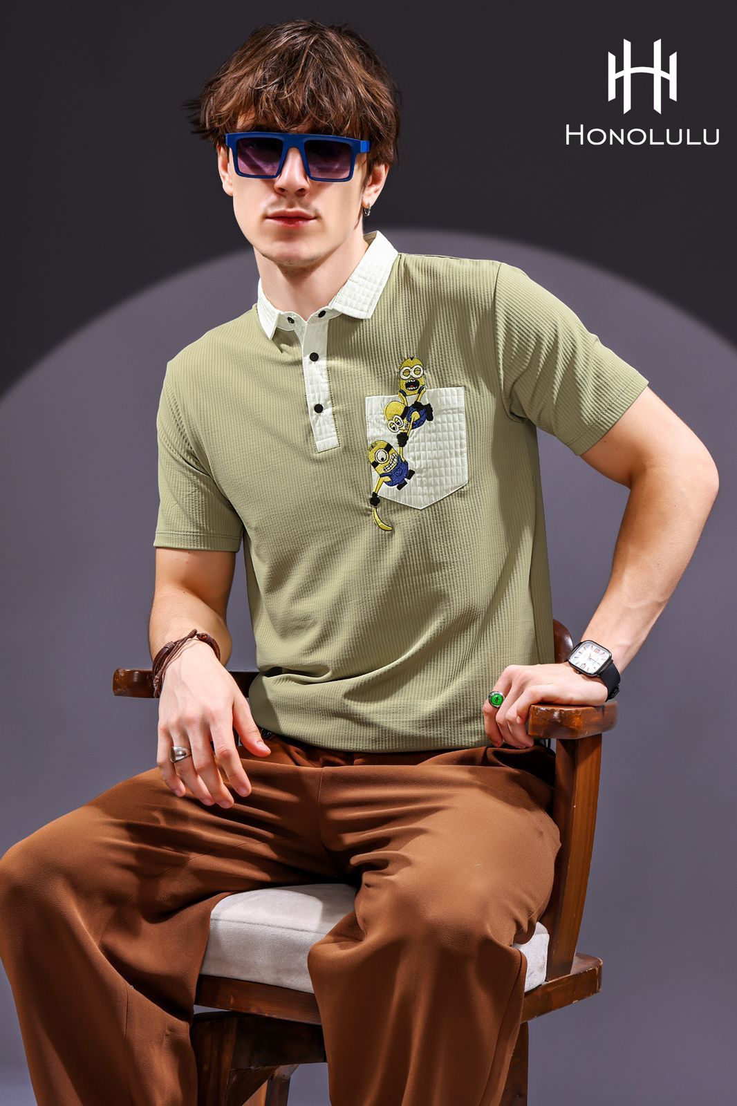 Lot No 1420 Honolulu Knit Mens Tshirts Supplier