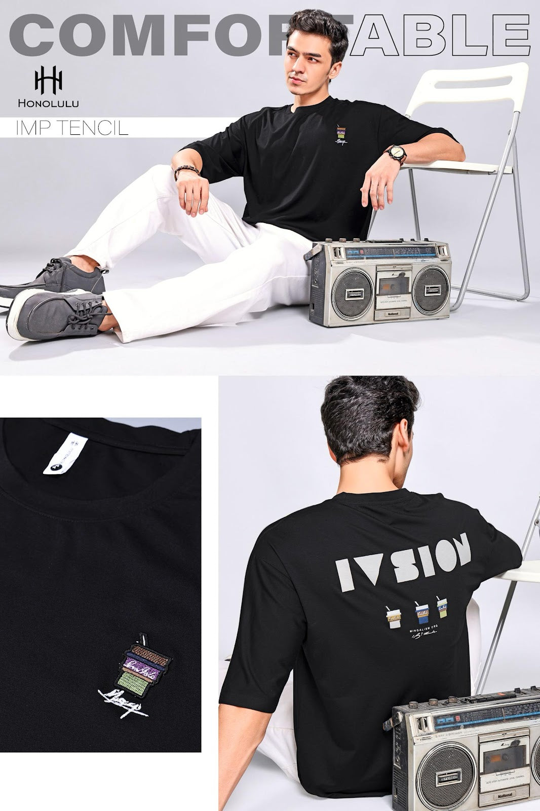 Lot No 1426 Honolulu Tencil Mens Tshirts Manufacturer Ahmedabad