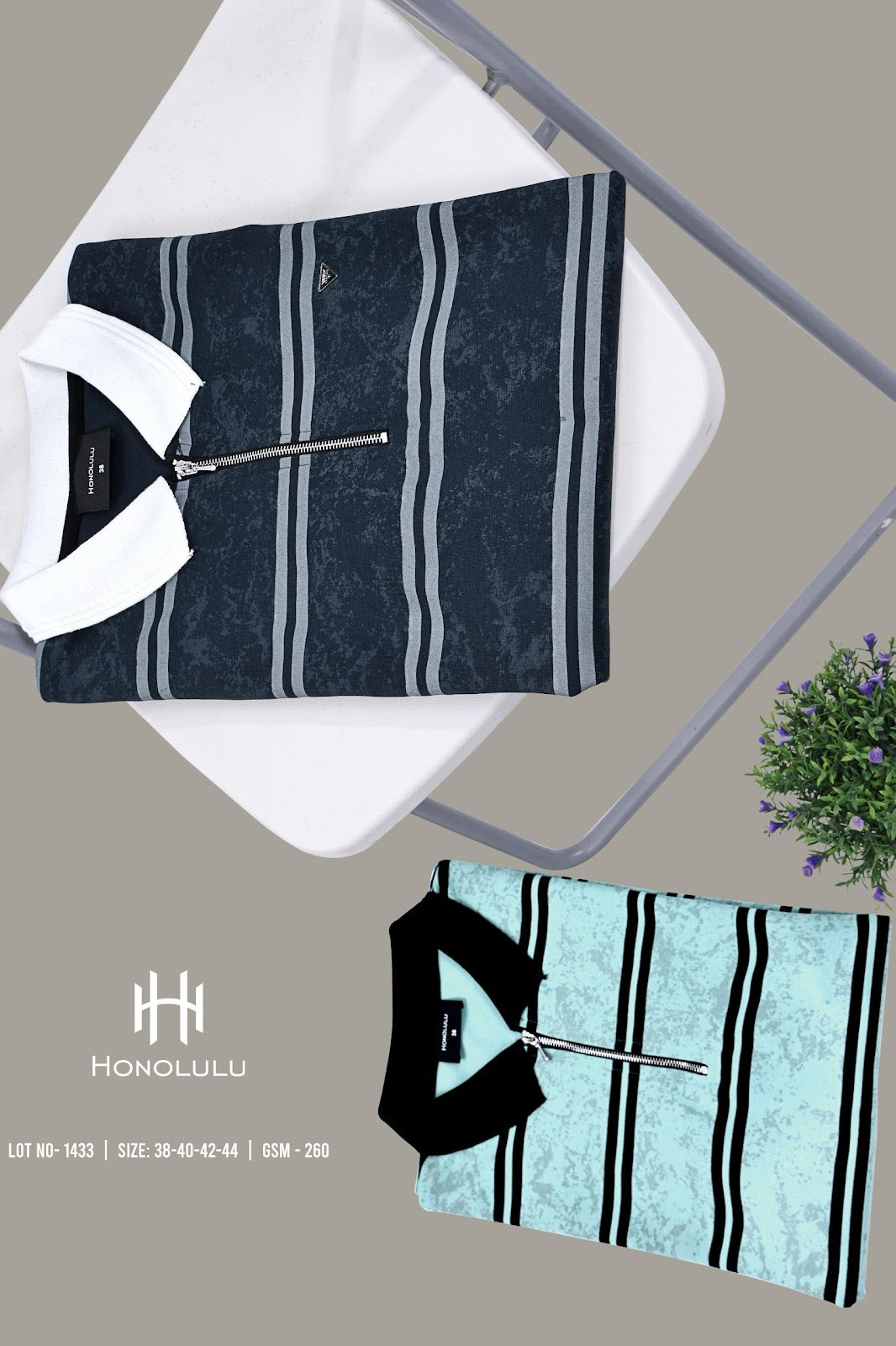 Lot No 1433 Honolulu Canvas Mens Tshirts Wholesaler Gujarat