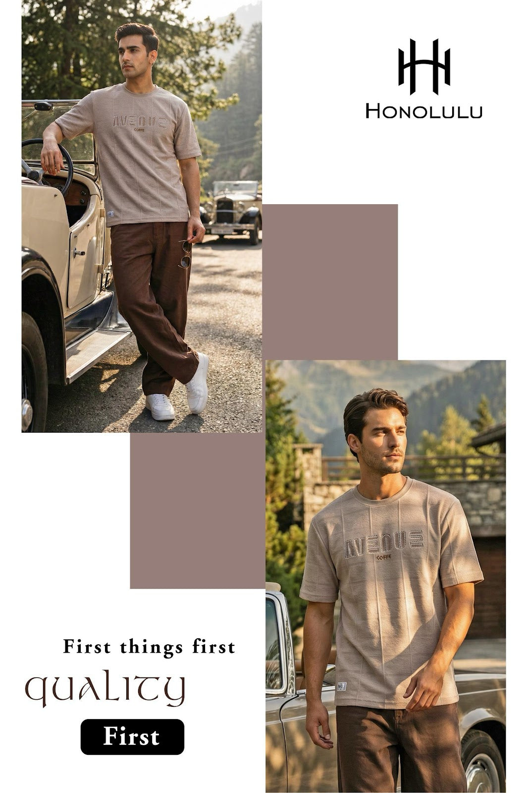 Lot No 1452 Honolulu Knit Mens Tshirts Manufacturer