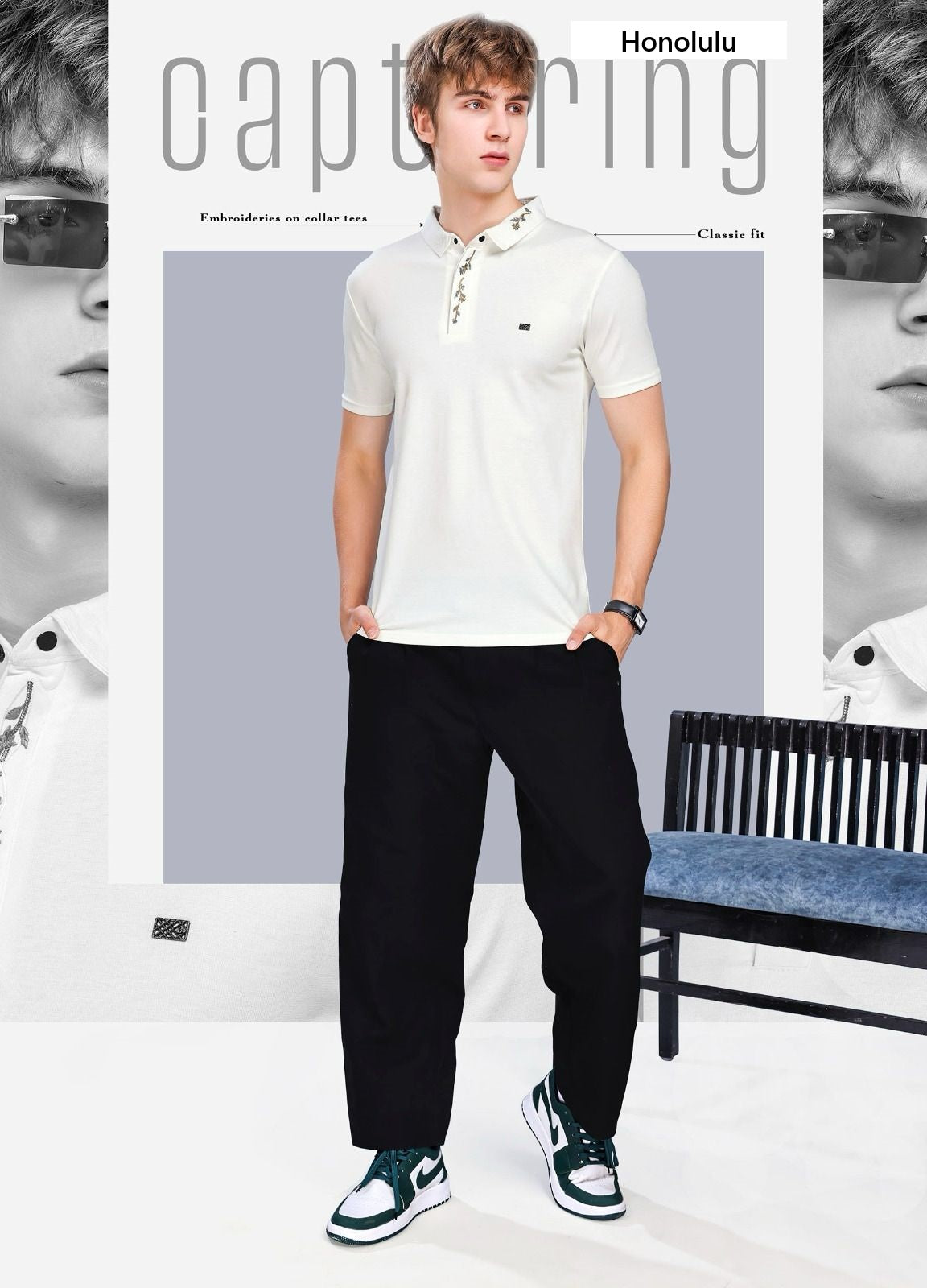 Lot No 1470 Honolulu Cotton Mens Tshirts Manufacturer India