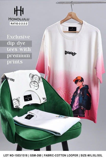 Lot No 1503-1518 Honolulu Lycra Mens Tshirts Supplier Gujarat