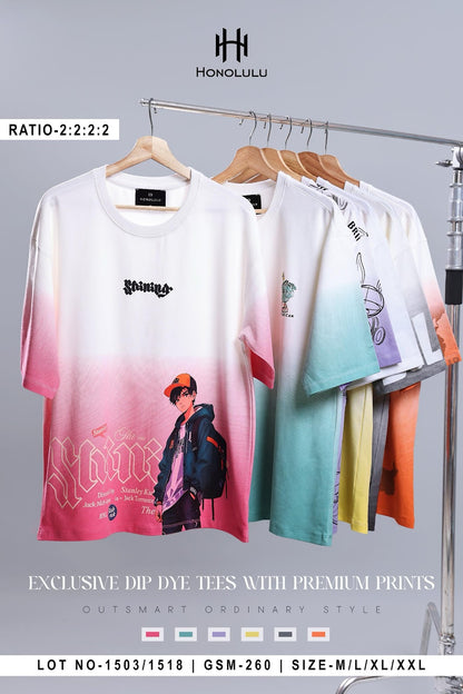 Lot No 1503-1518 Honolulu Lycra Mens Tshirts Supplier Gujarat