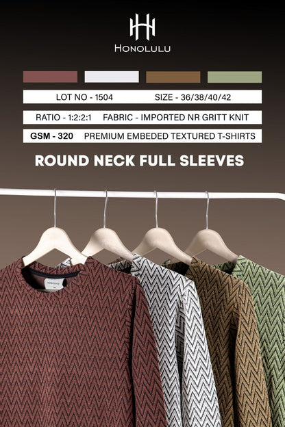 Lot No 1504 Honolulu Knit Mens Tshirts Exporter India