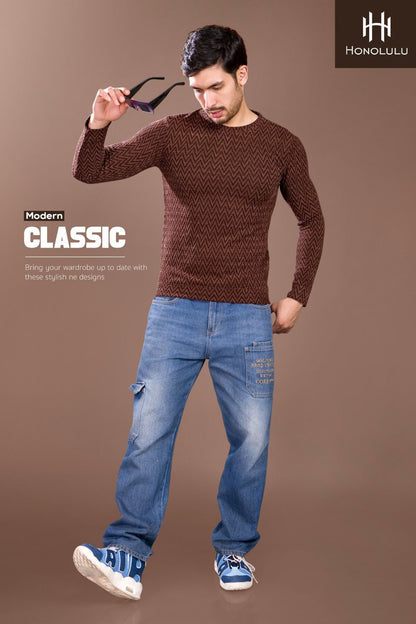 Lot No 1504 Honolulu Knit Mens Tshirts Exporter India