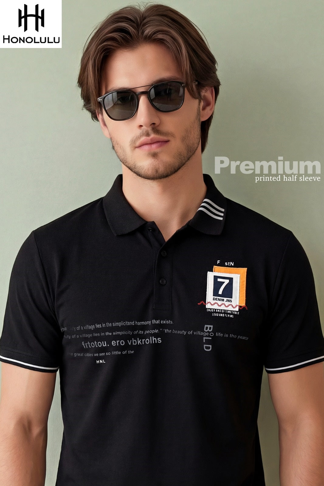 Lot No 1580 Honolulu Imported Mens Tshirts Wholesaler