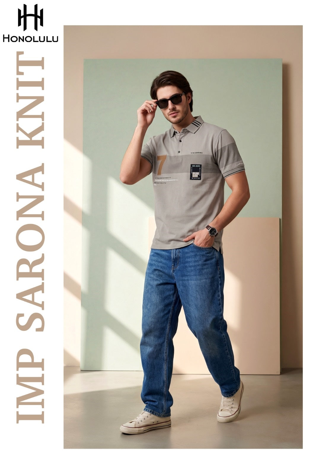 Lot No 1580 Honolulu Imported Mens Tshirts Wholesaler