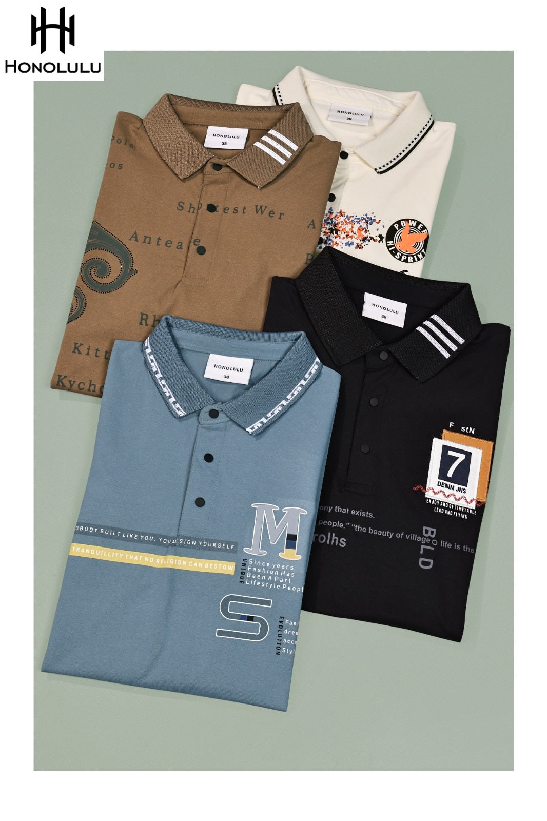 Lot No 1580 Honolulu Imported Mens Tshirts Wholesaler