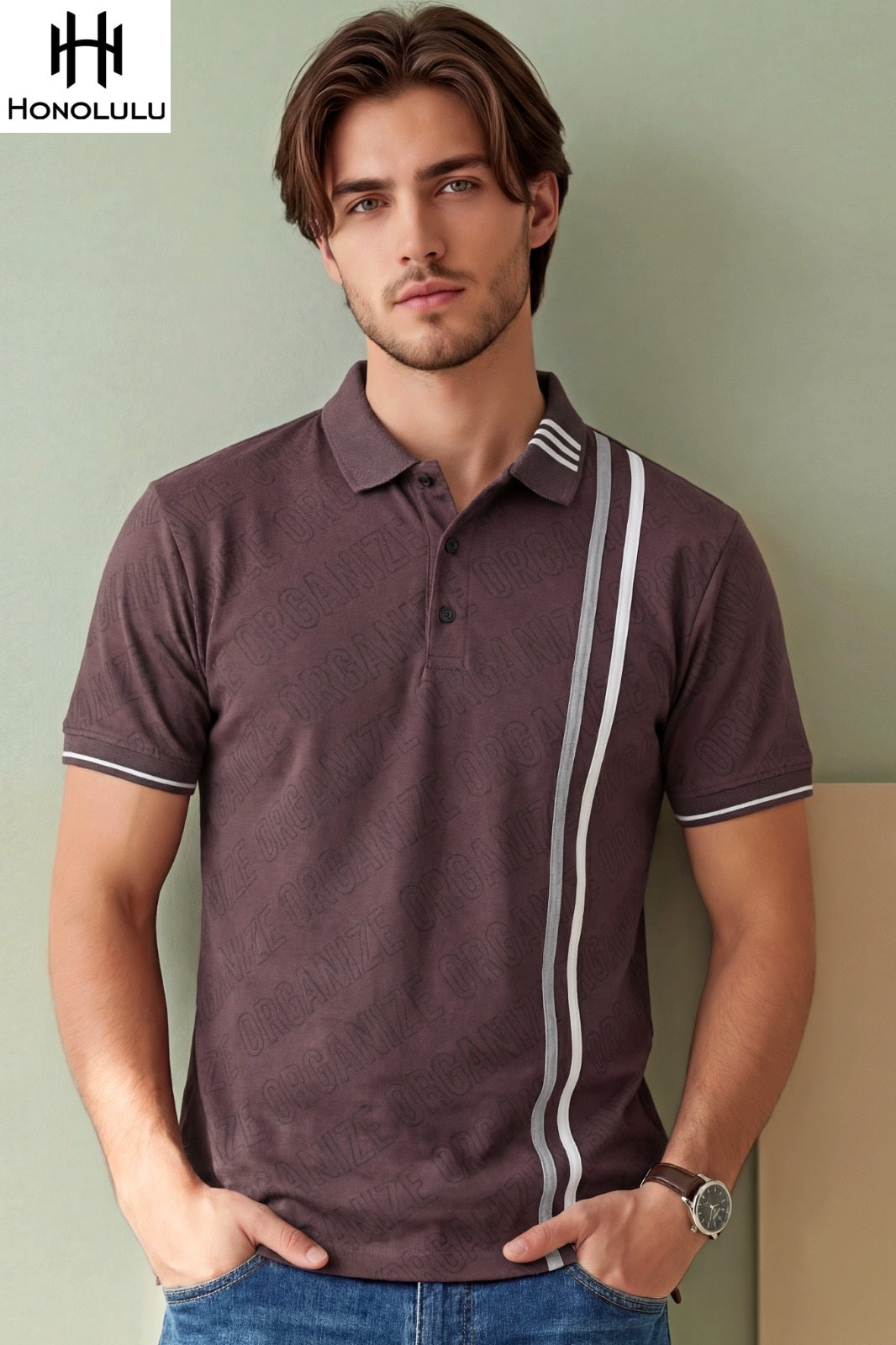 Lot No 1580 Honolulu Imported Mens Tshirts Wholesaler