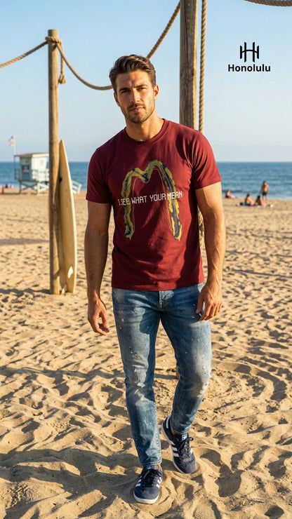 Lot No 1585 Honolulu Cotton Lycra Mens Tshirts Exporter India