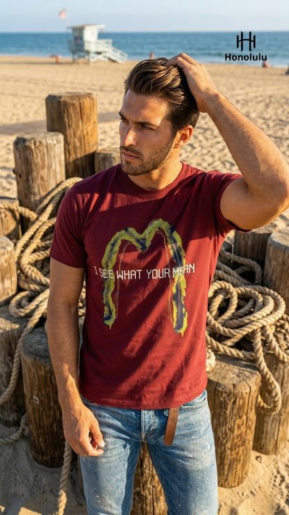 Lot No 1585 Honolulu Cotton Lycra Mens Tshirts Exporter India