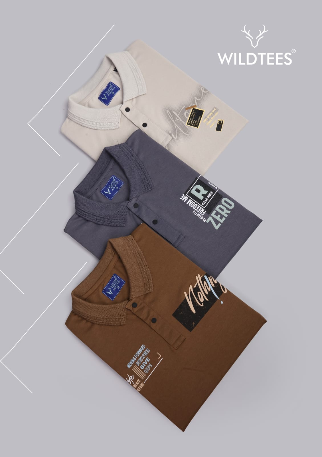 Lot No 165 To 172 Wild Tees Canvas Interlock Mens Tshirts Wholesaler Gujarat