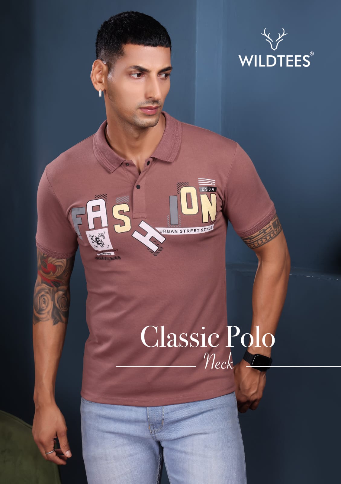 Lot No 165 To 172 Wild Tees Canvas Interlock Mens Tshirts Wholesaler Gujarat