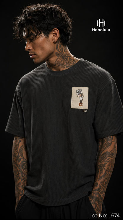 Lot No 1674 Down Shoulder Honolulu Imported Mens Tshirts Exporter Gujarat