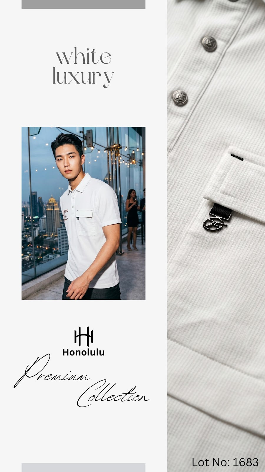 Lot No 1683 Honolulu Imported Mens Tshirts Exporter