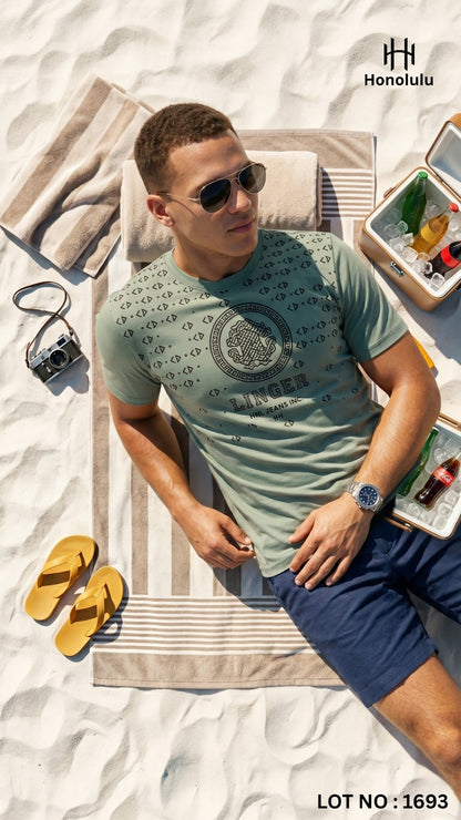 Lot No 1693 Honolulu Imported Mens Tshirts Exporter India