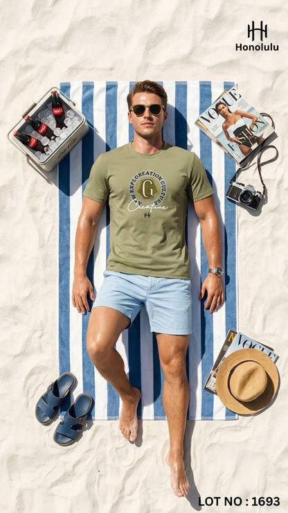 Lot No 1693 Honolulu Imported Mens Tshirts Exporter India