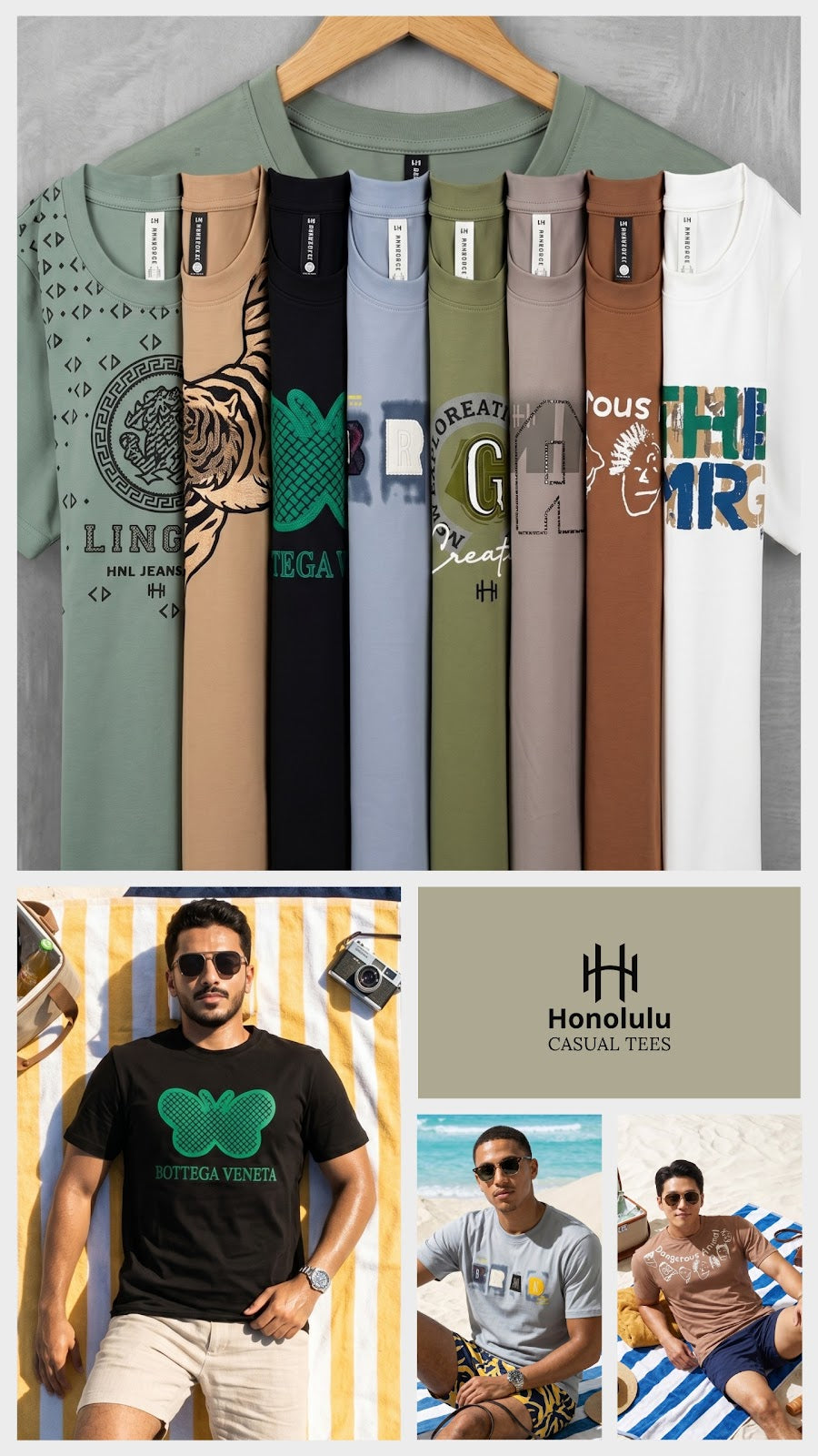 Lot No 1693 Honolulu Imported Mens Tshirts Exporter India