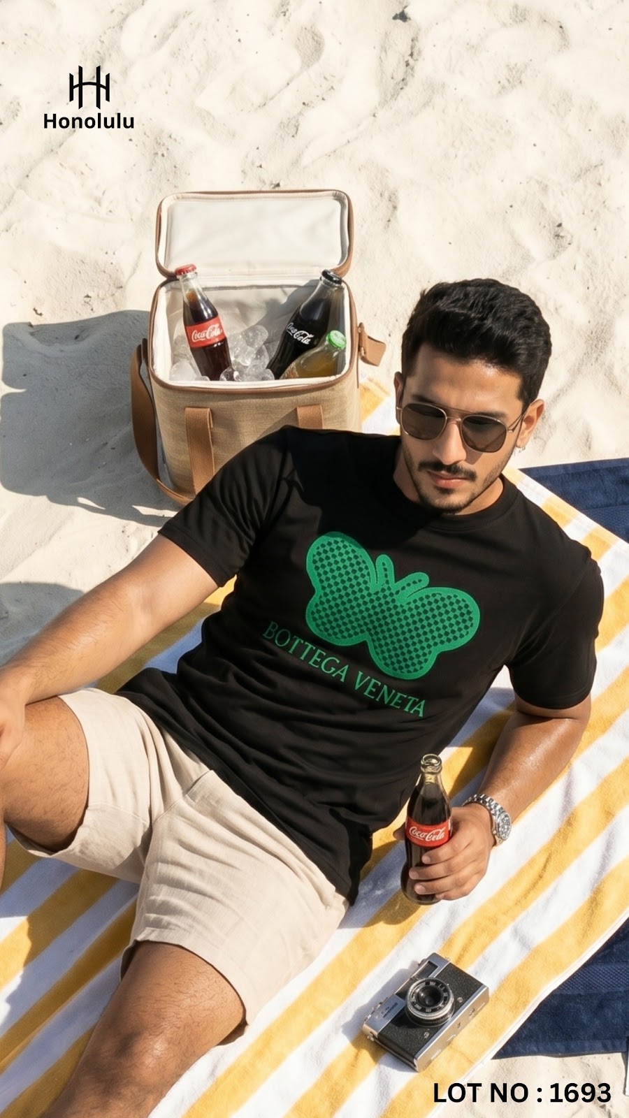 Lot No 1693 Honolulu Imported Mens Tshirts Exporter India
