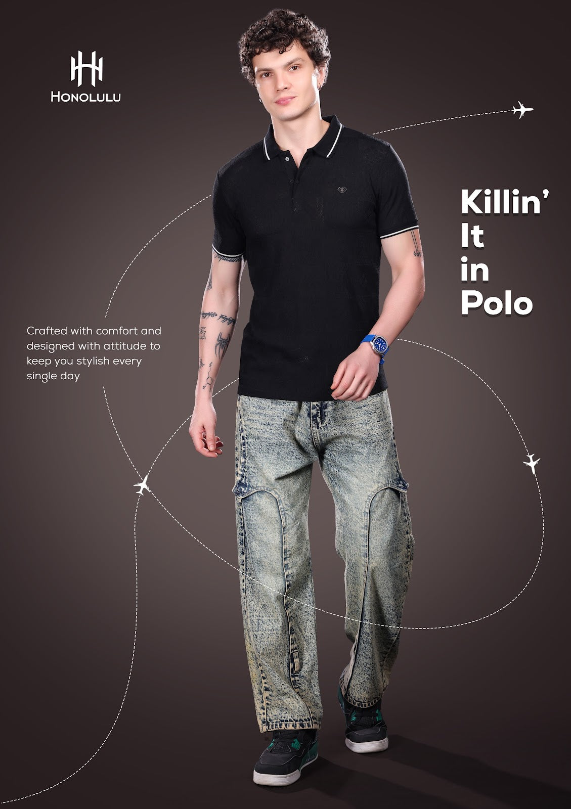Lot No 1695 Honolulu Imported Mens Tshirts Manufacturer India